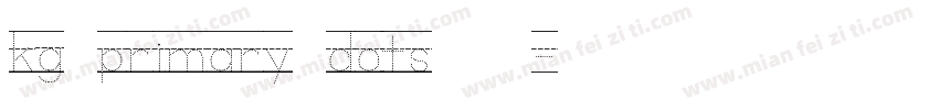 kg primary dots 字体下载字体转换